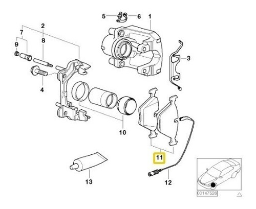 Pastilhas Dianteiras Mercedes W204 C300 2010