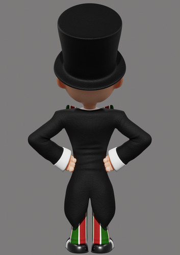Mascote Fluminense Cartola 3d