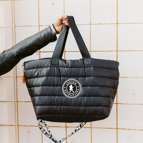 Tote Shopper Xl Rap Negro