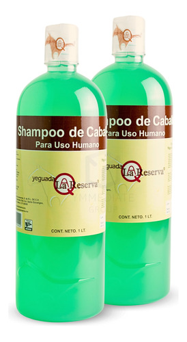 Shampoo De Caballo Verde Para Uso Humano Yeguada La Reserva