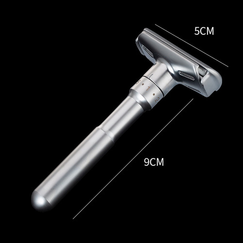 Afeitadora Desmontaje Ajustable Safety Razor , Con 5 Cuchill