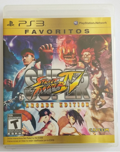 Ps3 Videojuego_super Street Fighter Iv Arcadeedition Español