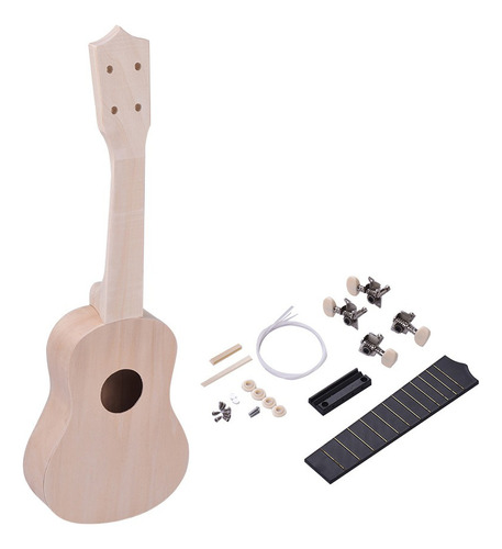 21 Pulgadas Unfinished Diy Ukelele Ukelele Uke Kit Basswood