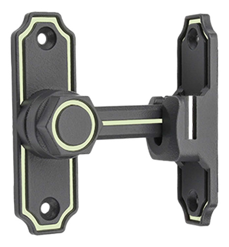 Cerradura De Pestillo De Puerta, Cerradura De Gris Luminoso