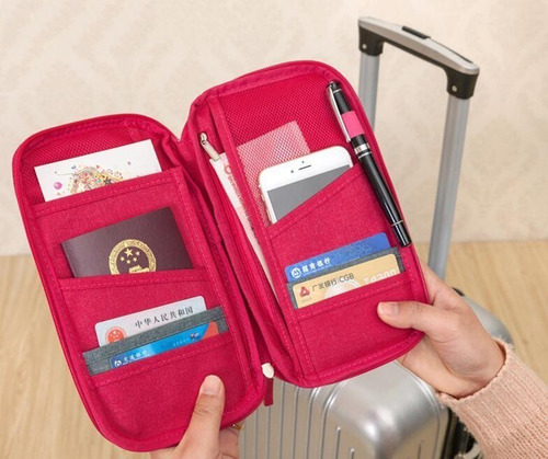 Imagen 4 de 4 de Organizador De Pasaporte Documentos
