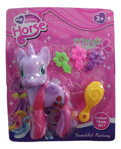 Pony Unicornio Con Accesorios Varios Colores My Little Horse