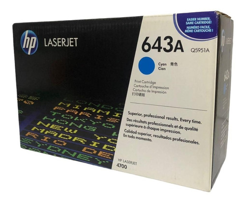 Hp Toner 643a Cian Q5951a 