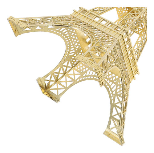 Escultura De La Torre Eiffel: Elegante Torre Eiffel De Metal