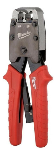 Pinza Crimpadora Terminales Rj11 Y Rj45 Milwaukee 48223075