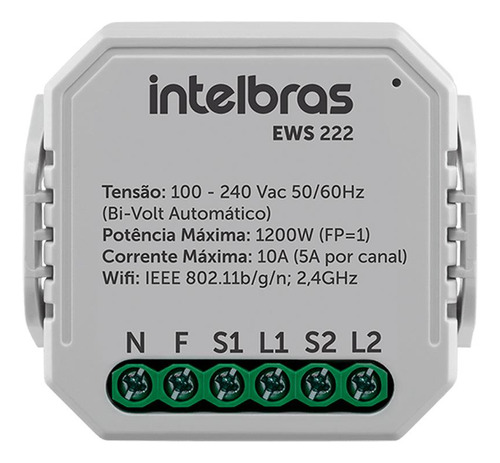 Módulo Interruptor Interno Smart 10a Android/ios Intelbras