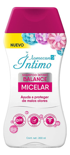 Shampoo Íntimo By Lomecan V, Balance Micelar, 200 Ml 
