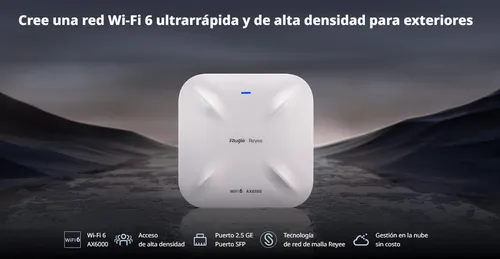 Rg-rap6260h, Access Point Omnidireccional Wi-fi 6 5.95gb