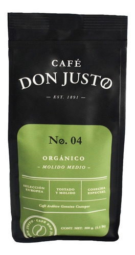 Imagen 1 de 4 de Café Don Justo Orgánico Molido Medio.