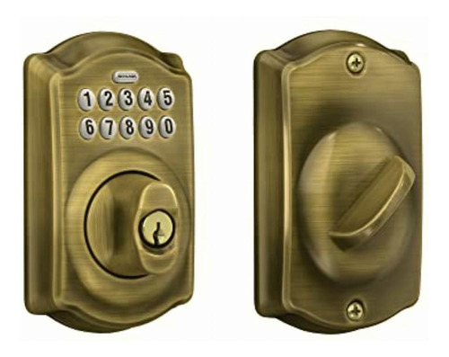 Teclado Schlage Be365 Cam 609 Camelot, Llave Electrónica