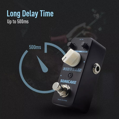 Imagem 5 de 7 de Pedal Digital Delay Echo Rain Sonicake Timbre Do Analog Boss