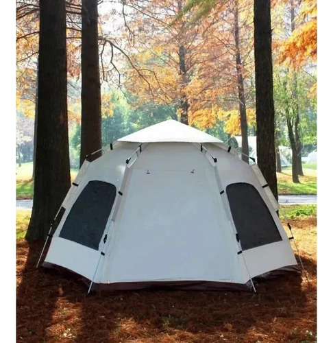 Carpa Hexagonal Automática Camping 6 Personas 220x264x150