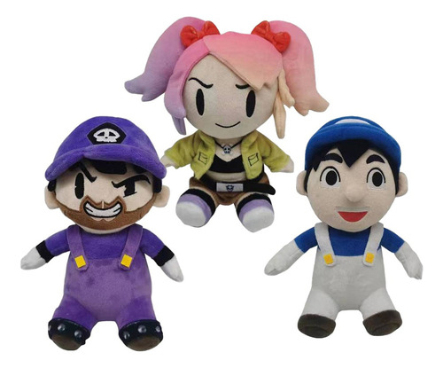 3pcs Smg3 Smg4 Super Mario Bro Peluche Muñeca Navidad Regalo