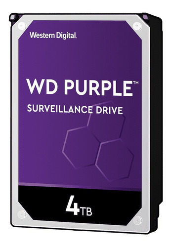 Disco Duro Wd 4tb Vídeo Vigilancia Purple Western Digital Sa