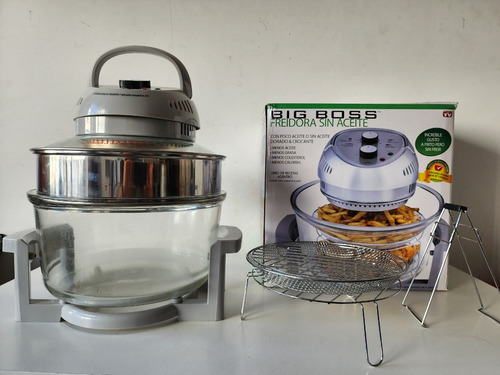 Imagen 3 de 6 de Freidora De Aire Big Boss 8605 220v Gris Con Caja