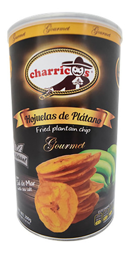 Botana Charricos Platanitos Fritos Lata Sal 200g