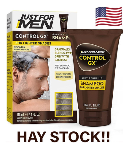 Shampoo Just For Men Control Gx ,cabello Rubio