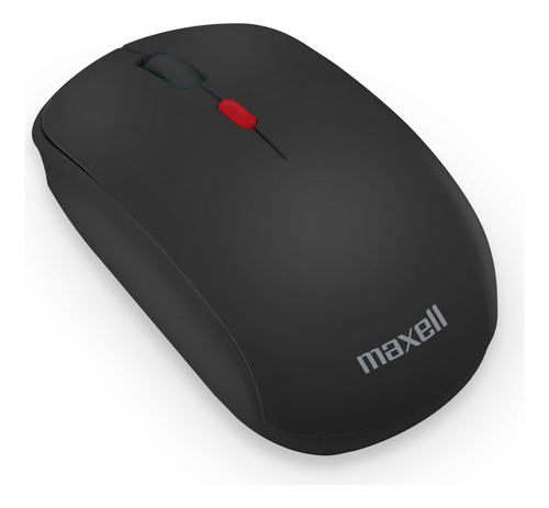 Mouse Inalámbrico Maxell Básico Óptico 1200 Dpi Usb Wireless Color Negro
