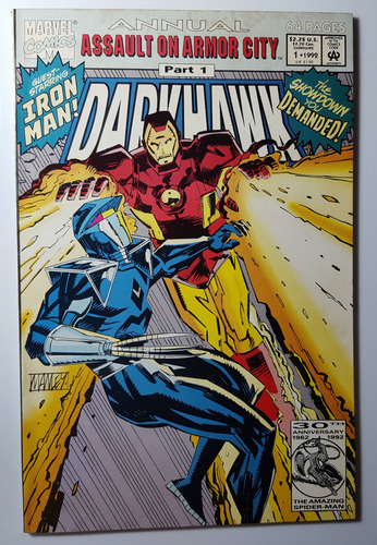 1992 Darkhawk #1 Anual 1992, Marvel Comics
