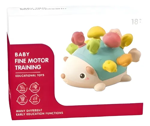 Juguete Pequeño Erizo Educativo Para Bebés Juego De Encaje