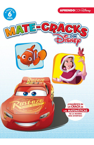 Mate-cracks Con Disney (a Partir De 6 Aãâos), De Disney. Editorial Cliper Plus, Tapa Blanda En Español