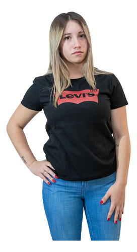 Remera Dama Levis - Negro - Tienda Chaia