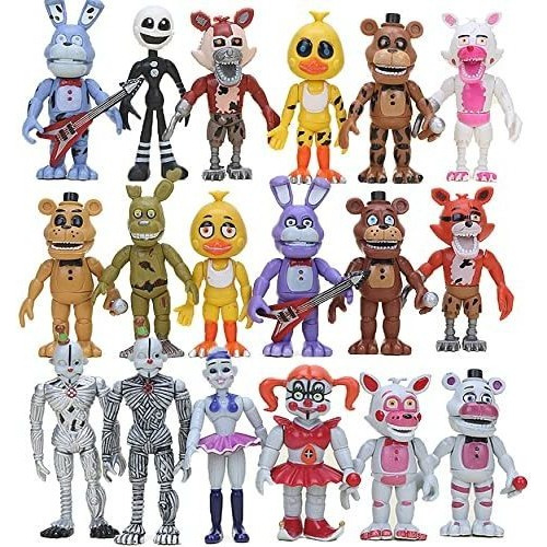 Set De Figuras De Plastico Abs Multicolor 18 Piezas Niños