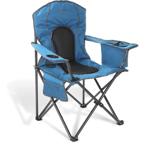 Silla Outdoor  Camping Plegable Portatil Soporta 150 Kg. Bl