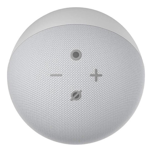 Imagen 4 de 4 de Amazon Echo Dot 4th Gen con asistente virtual Alexa glacier white 110V/240V