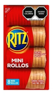 Galletas Saladas Ritz 8 Mini Rollos 308 Gr