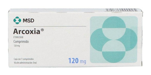 Arcoxia 120 Mg Caja Con 7 Comprimidos
