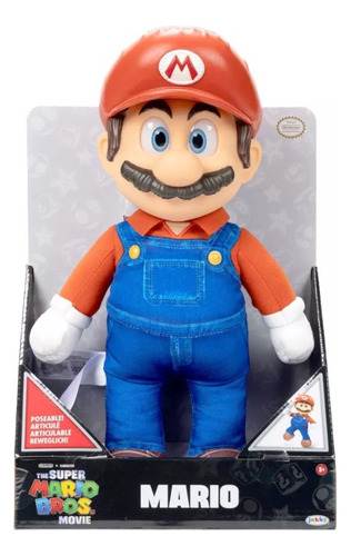 Super Mario Bros La Pelicula Peluche Mario 37 Cm 2023