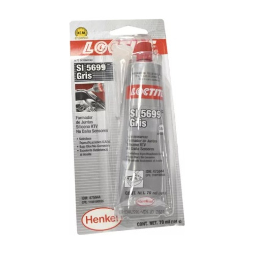 Silicona Gris Alta Temperatura Loctite 5699 70 Ml (101g) 