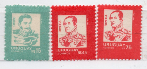 Antigüedad Uruguay 1989 Permanente- 1986, Oribe Y Rivera