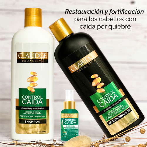Acondic. Claridge Proactive Control Caída X 400ml Con Ortiga