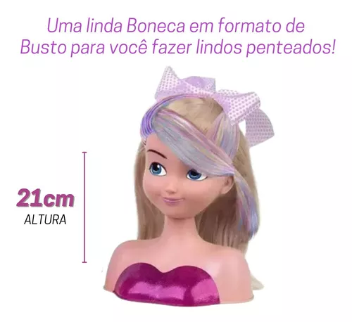 Boneca Busto Brinquedo Menina Maquiagem Penteados Nancy Hair - Teen Kids