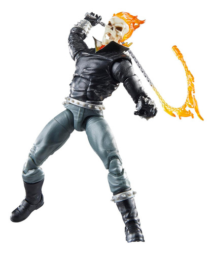 Figura De Acción Marvel Legends Ghost Rider Con Motocicleta (Reacondicionado)