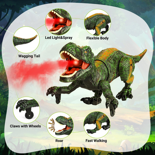Juguete De Dinosaurio Robot De Control Remoto Para Niños