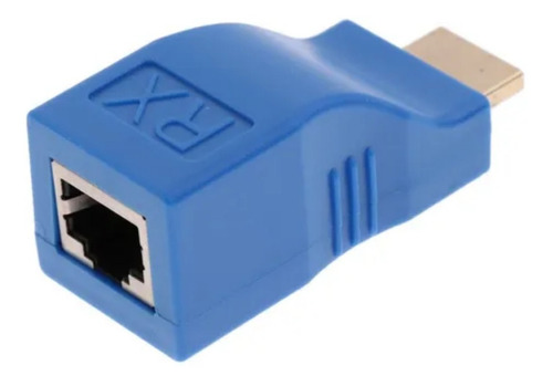 Extensor Conversor Hdmi Via 1 Cabo Rede 4k 30m Cat5e/6  Rj45