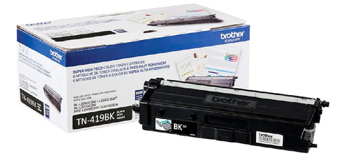 Toner Preto Brother Tn419bk 8000 Pg Mfcl8900cdw Original