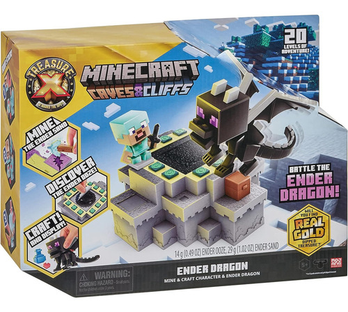 Conjunto de jogos Minecraft Create Caves & Cliffs Ender Dragon M4e