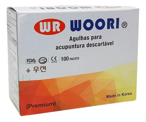 Agulha De Acupuntura Woori 25x30mm Cx C/ 1000 Unid