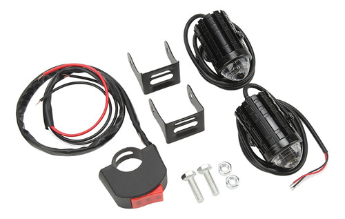 Lámpara De Trabajo Led Para Motocicleta, 2 Unidades, 24 W, E