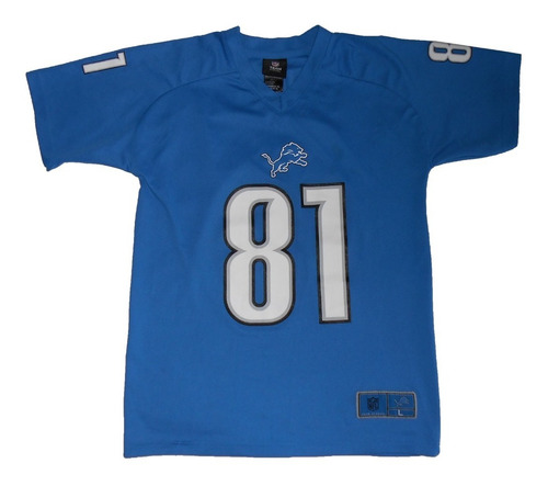 Camiseta Nfl - L - Detroit Lions (niños/mujer) - 130