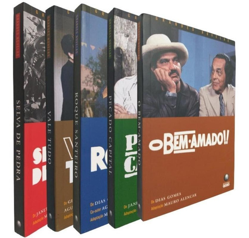 Imagem 1 de 7 de Combo 5 Livros Coleção Grandes Novelas Globo Completa
