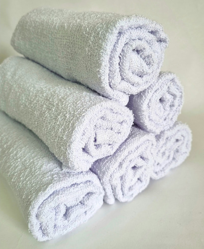 Kit Com 24 Toalhas De Rosto Lisa Salão Barbearia Beira Rio